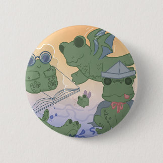 Badge Rond 5 Cm Épingle de grenouille