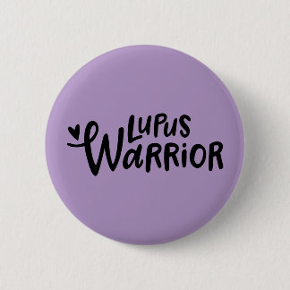 Badge Rond 5 Cm Épingle de guerrier contre le lupus – Bouton de se