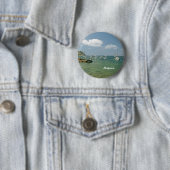 Badge Rond 5 Cm Épingle de Majorque (En situation)