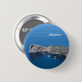 Badge Rond 5 Cm Épingle de Majorque (Devant & derrière)