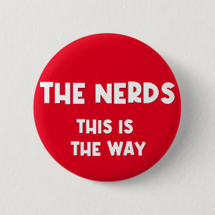 Badge Rond 5 Cm Épingle de Nerds