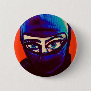 Badge Rond 5 Cm Épingle de ninja furtif