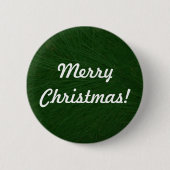 Badge Rond 5 Cm Épingle de Noël Sapin de Noël Gros Plan (Devant)