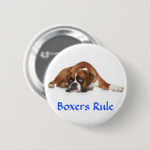 Badge Rond 5 Cm Épingle de règle des boxeurs (Devant & derrière)