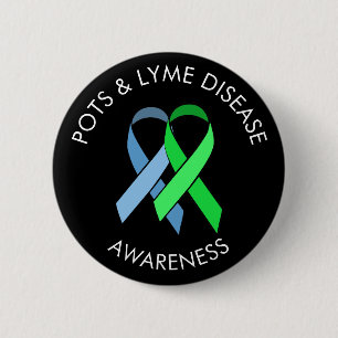 Badge Rond 5 Cm Épingle de ruban de sensibilisation à la dysautono