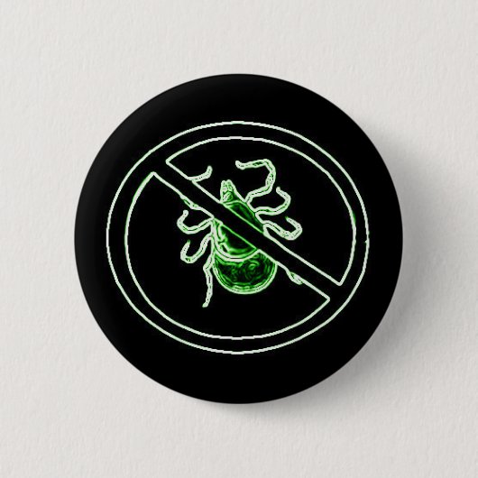 Badge Rond 5 Cm Épingle de sensibilisation à la maladie de Lyme an (Devant)