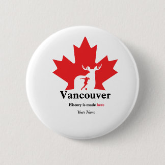 Badge Rond 5 Cm Épingle de soccer Vancouver 2026 - Bouton personna