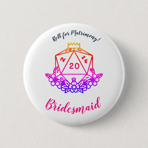 Badge Rond 5 Cm Épingle de soirée Imaginaire/D&D