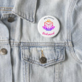 Badge Rond 5 Cm Épingle de soirée Imaginaire/D&D (En situation)