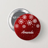 Badge Rond 5 Cm Épingle de vacances avec nom (Devant & derrière)