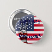 Badge Rond 5 Cm Épingle Déplorable (Devant & derrière)