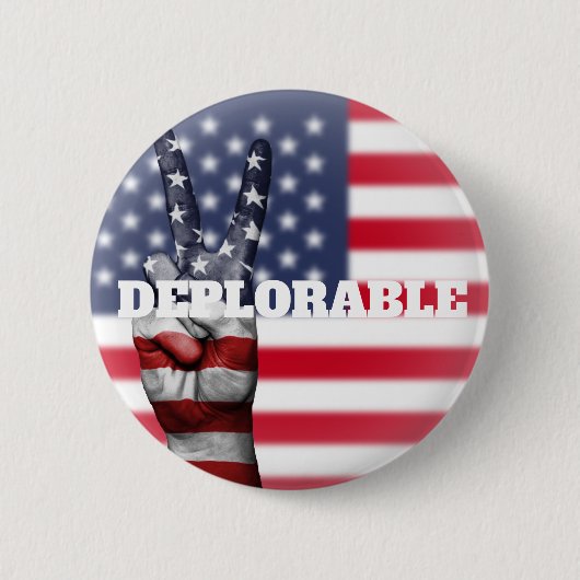 Badge Rond 5 Cm Épingle Déplorable (Devant)
