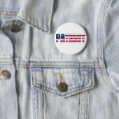 Badge Rond 5 Cm Épingle du drapeau du patriote (En situation)