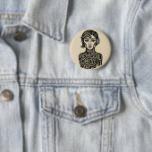 Badge Rond 5 Cm Épingle Future Sigils (En situation)