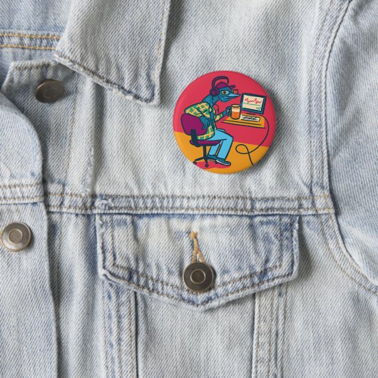 Badge Rond 5 Cm Épingle interne non payée (En situation)
