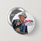 Badge Rond 5 Cm Épingle Jerry Reed (Devant & derrière)