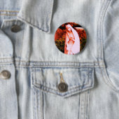 Badge Rond 5 Cm Épingle Marie Vierge Rouge modifiée (En situation)