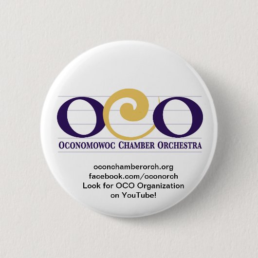 Badge Rond 5 Cm Épingle OCO - ronde (Devant)
