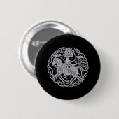 Badge Rond 5 Cm Épingle Odin/Insigne (Devant & derrière)