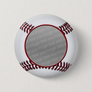 Badge Rond 5 Cm épingle photo de balle de baseball