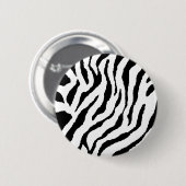 Badge Rond 5 Cm Épingle rayée zèbre (Devant & derrière)