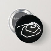 Badge Rond 5 Cm Épingle spirale lunaire (Devant & derrière)