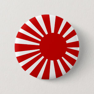 Badge Rond 5 Cm Épingle Sun japonaise