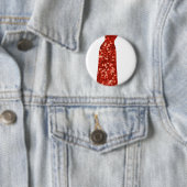 Badge Rond 5 Cm épingle vintage rouge (En situation)