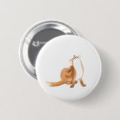 Badge Rond 5 Cm Épingler le renard (Devant & derrière)