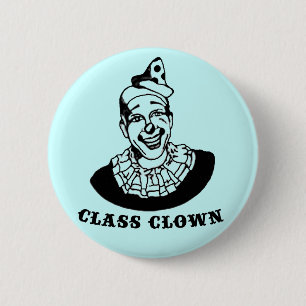 Badge Rond 5 Cm Épinglette de clown vintage