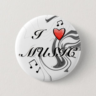 Badge Rond 5 Cm Épinglette de mélomane y2k