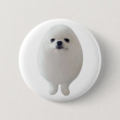 Badge Rond 5 Cm Épinglette de mème de chien d'oeuf (Devant)