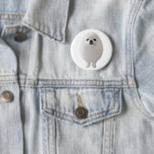 Badge Rond 5 Cm Épinglette de mème de chien d'oeuf (En situation)