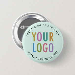 Badge Rond 5 Cm Épinglette personnalisée avec logo, recto-verso, b