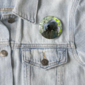 Badge Rond 5 Cm Épinglette Raton dormant (En situation)