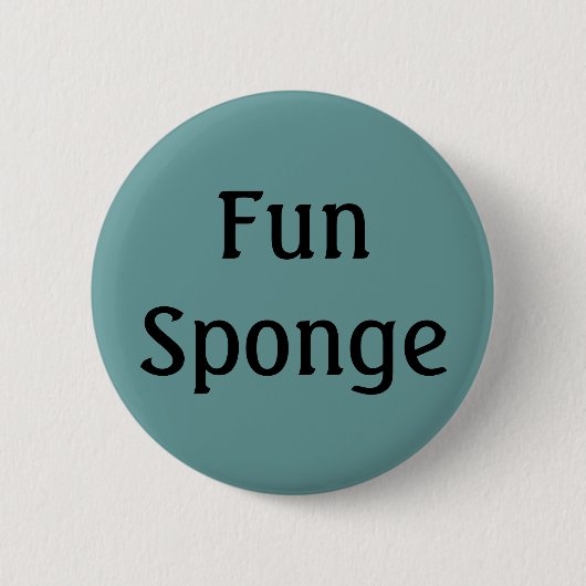 Badge Rond 5 Cm Éponge d'amusement (Devant)