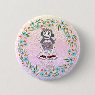 Badge Rond 5 Cm Épouse de singe de soon