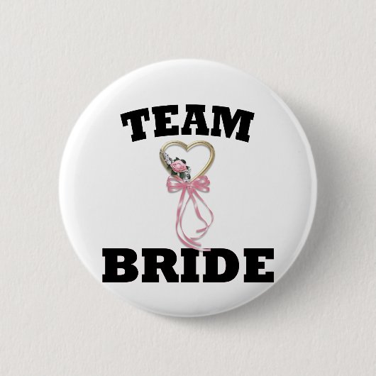 Badge Rond 5 Cm Épouse d'équipe (Devant)