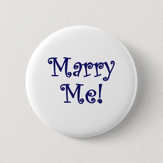 Badge Rond 5 Cm Épousez-moi ! (Devant)
