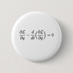 Badge Rond 5 Cm équations de lagrange d'euler