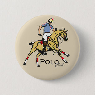 Badge Rond 5 Cm equestrian polo club