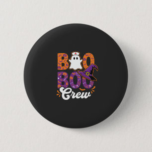 Badge Rond 5 Cm Équipage Boo Boo Création de Fantôme d'Infirmière 