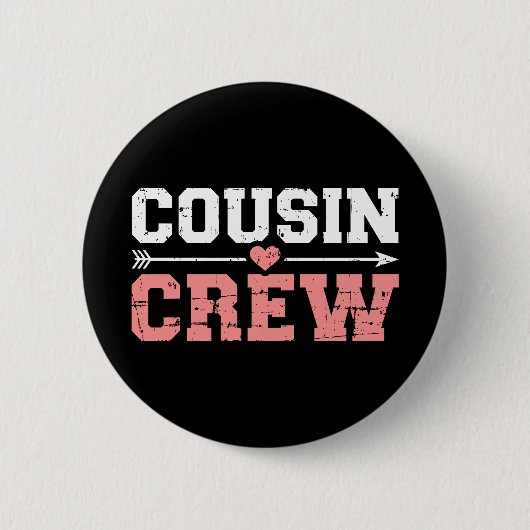 Badge Rond 5 Cm Équipage Cousin (Devant)