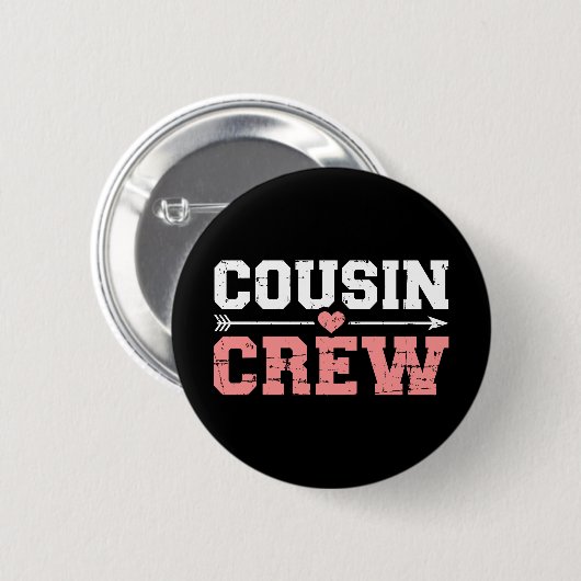 Badge Rond 5 Cm Équipage Cousin (Devant & derrière)