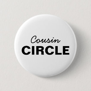 Badge Rond 5 Cm Équipage de Cousins   Création de famille assortie