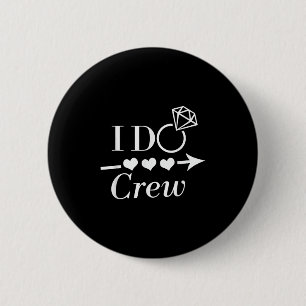 Badge Rond 5 Cm Équipage de mariage enterrement de vie de jeune fi