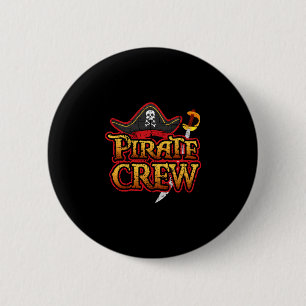 Badge Rond 5 Cm Équipage de pirate famille appariement pirates cro