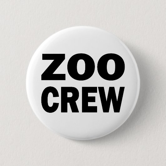 BADGE ROND 5 CM ÉQUIPAGE DE ZOO (Devant)