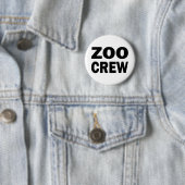 BADGE ROND 5 CM ÉQUIPAGE DE ZOO (En situation)