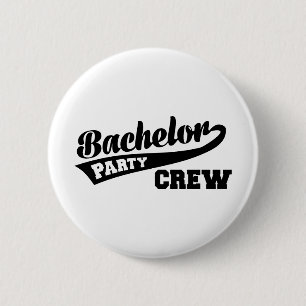 Badge Rond 5 Cm Équipage d'enterrement de vie de jeune garçon